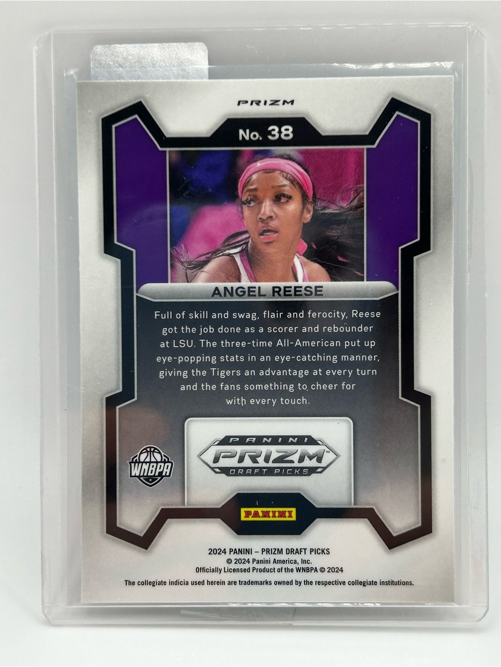 Angel Reese Rookie Panini Prizm Draft Picks Basketball Card 🏀 WNBA - Picture 2 of 2